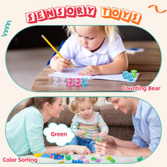 HAPTIME counting bears colorful figures ideal for sorting and early math play.