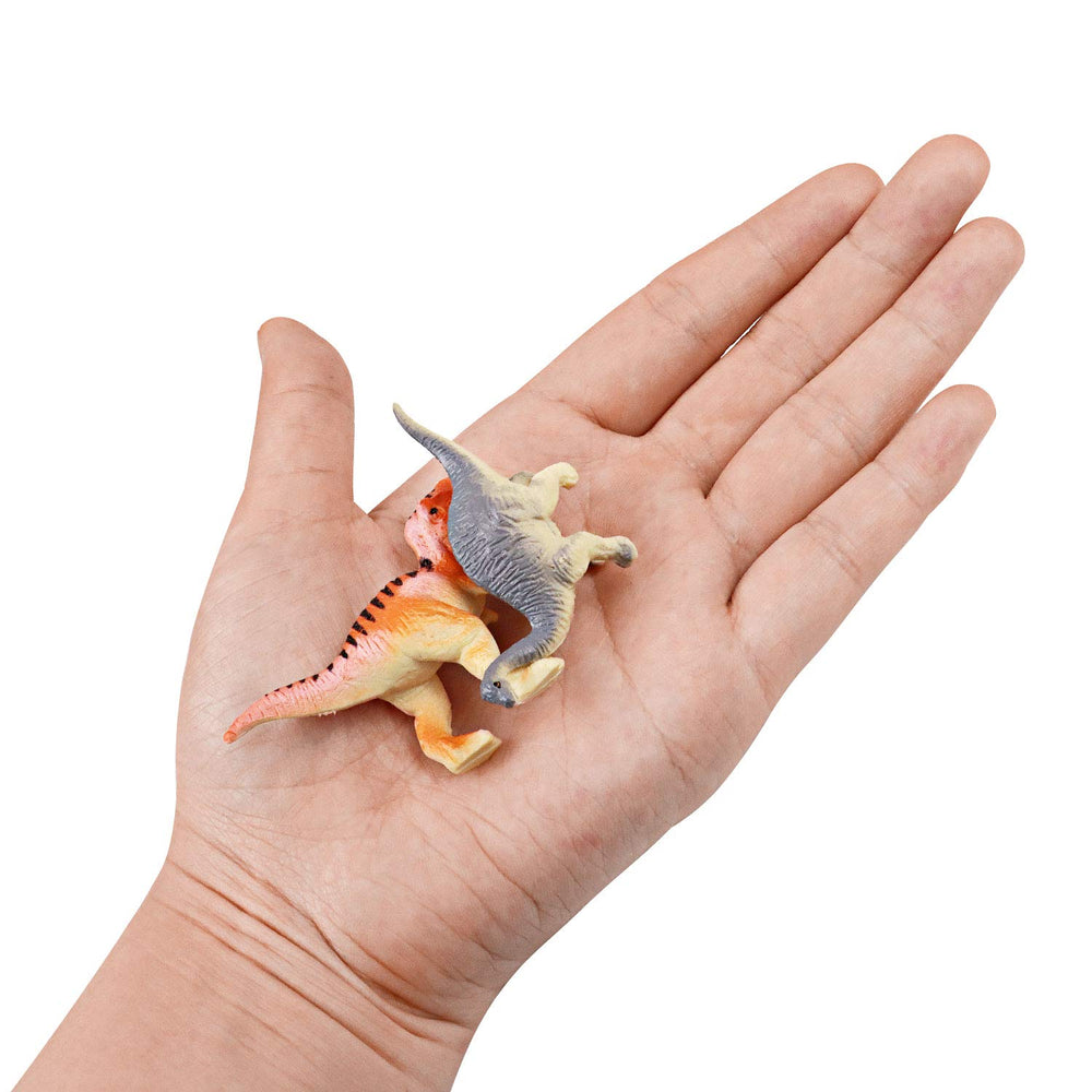 HAPTIME mini dinosaur cake toppers for celebrations and play.