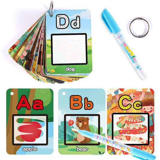 HAPTIME water coloring cards mess-free activity for toddlers, perfect for quiet, clean play.
