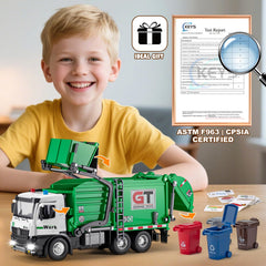 HAPYAD opening rear door enables realistic loading and unloading play.