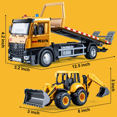 HAPYAD Tow Truck Toy Lights and Sounds for immersive play