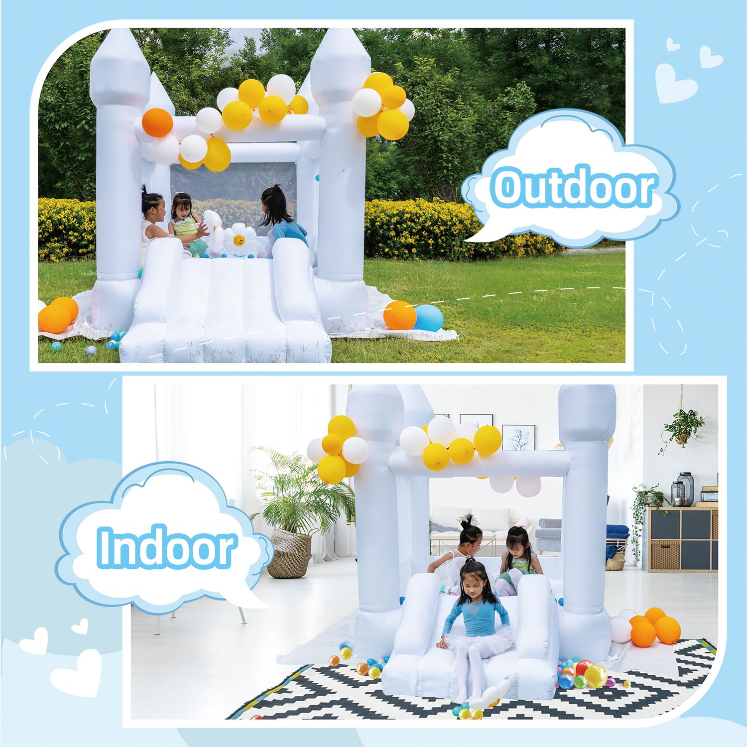 HapyBoucy 100 pastel balloons add festive color to party setups.