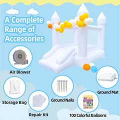 HapyBoucy complete package includes essential accessories for easy setup.