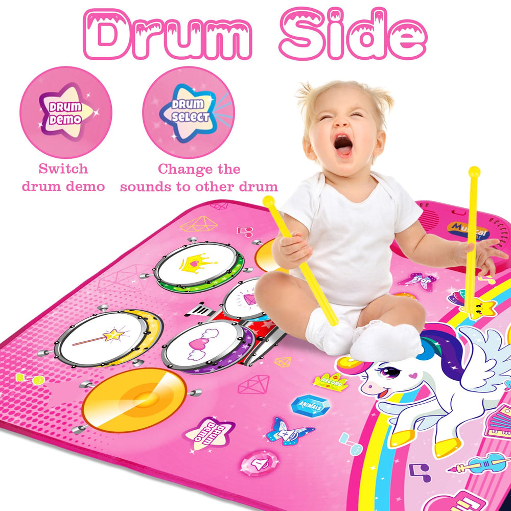 Hapyland music mat animal sounds keys encourage imaginative play