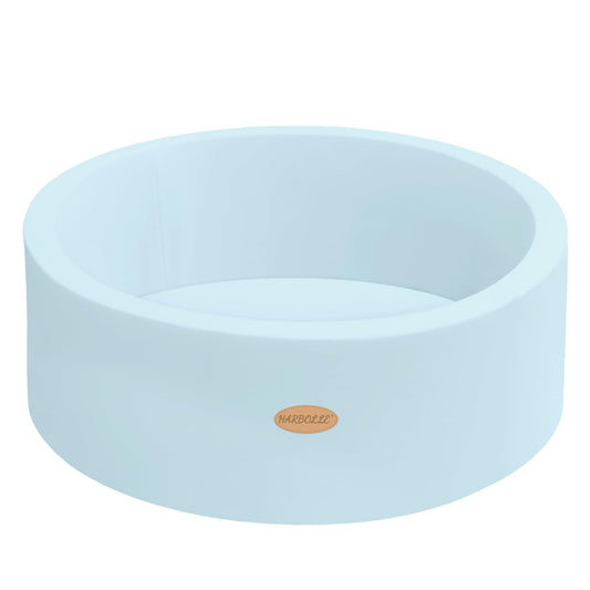 HARBOLLE Baby Ball Pit 35.4-inch diameter offers ample space for toddlers.