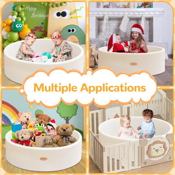 Harbolle ball pit detachable pad for easy cleaning and maintenance