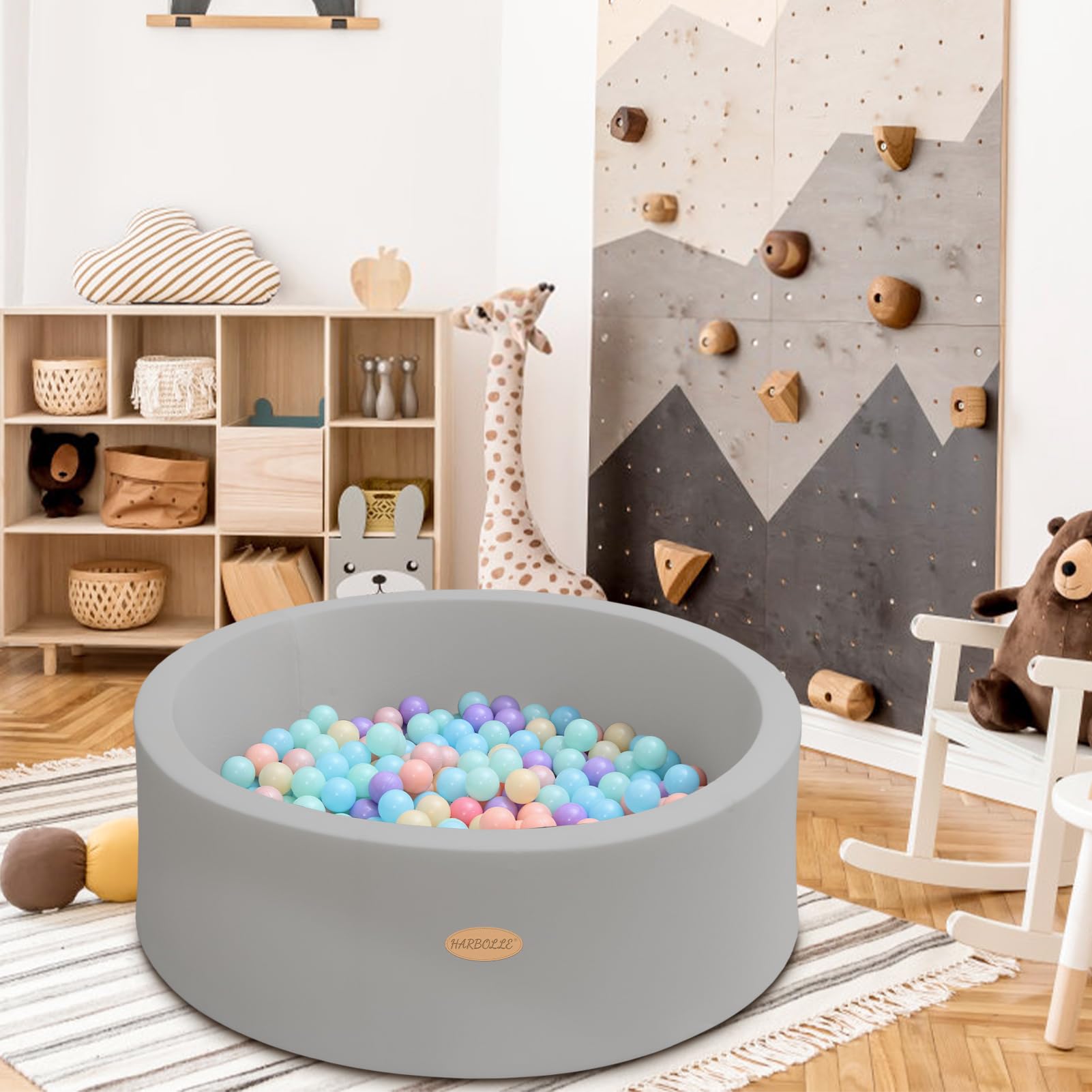 HARBOLLE Ball Pit offers a cozy play nook that grows with kids