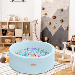 HARBOLLE Memory foam pit supports gentle tactile exploration during play.