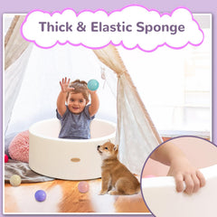 HARBOLLE memory foam inner offers comfortable, non-toxic cushioning for toddlers.