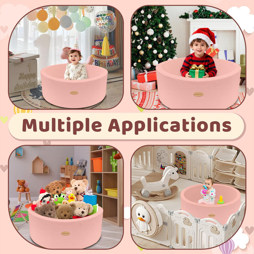 HARBOLLE pink ball pit inspires imaginative, creative play
