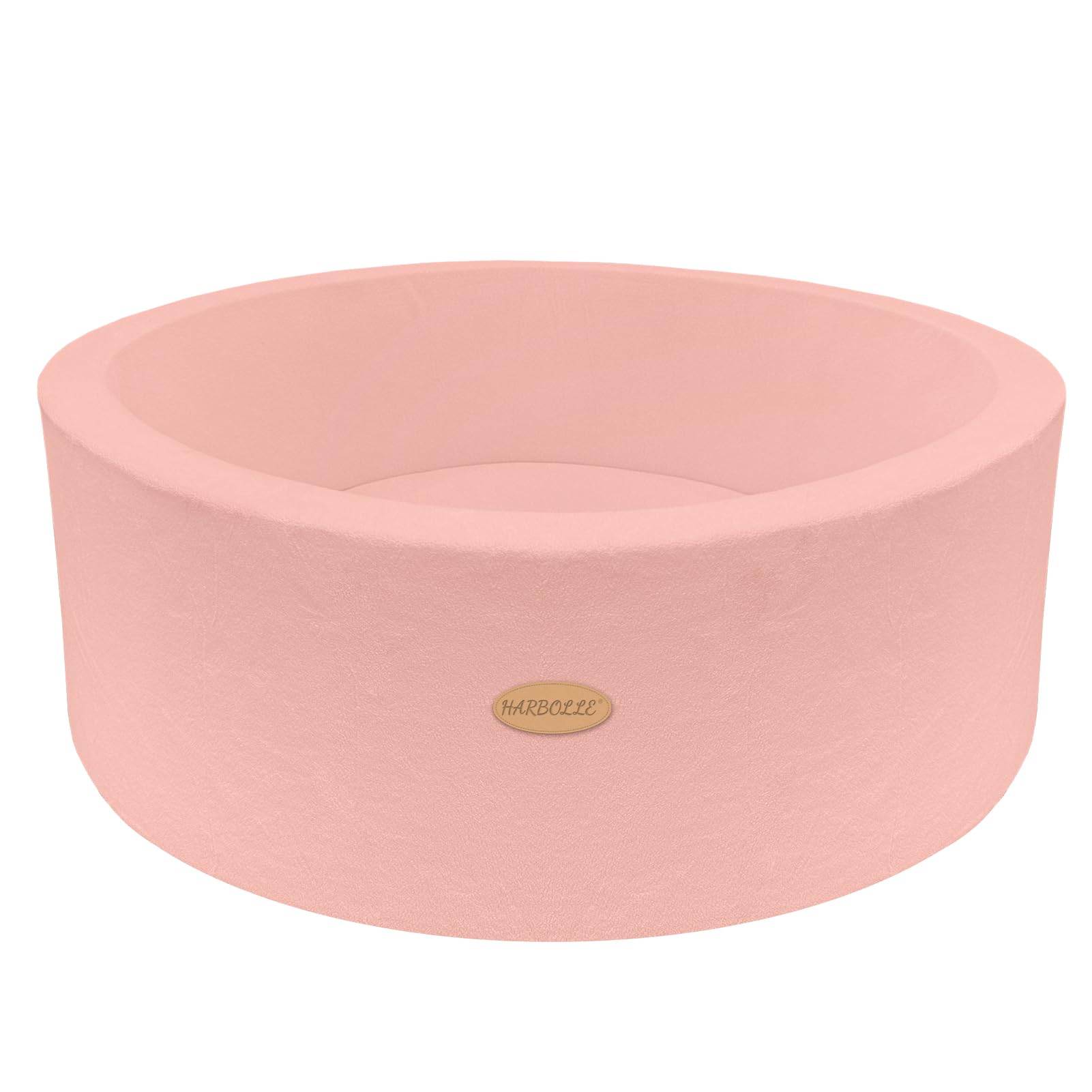 HARBOLLE soft fleece ball pit pink for cozy toddler play