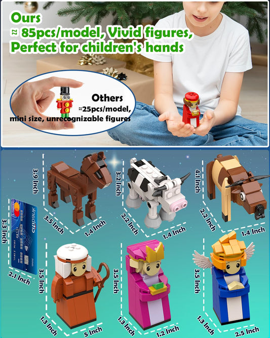 Hardwind Advent Calendar 2025 Mary and Joseph figures for nativity play