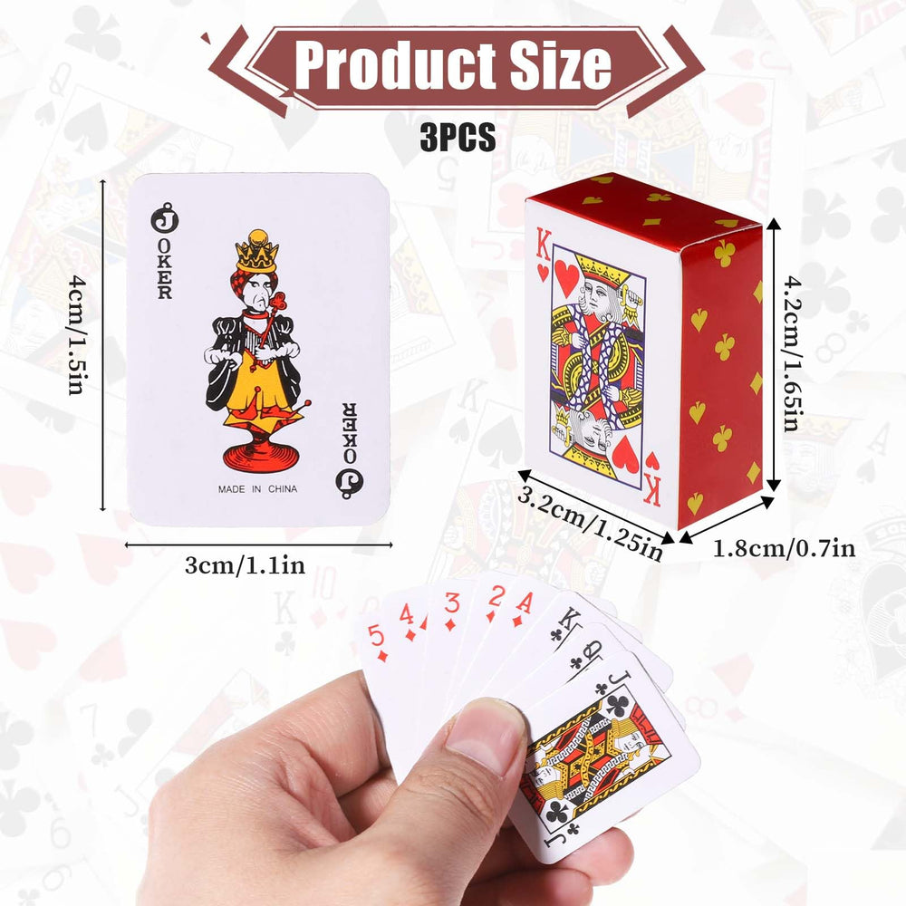 Hariendny mini poker cards designed for on-the-go entertainment in small gatherings
