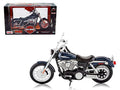 Harley-Davidson FXDBI Dyna Street Bob 1/12 detail view shows authentic styling for collection display