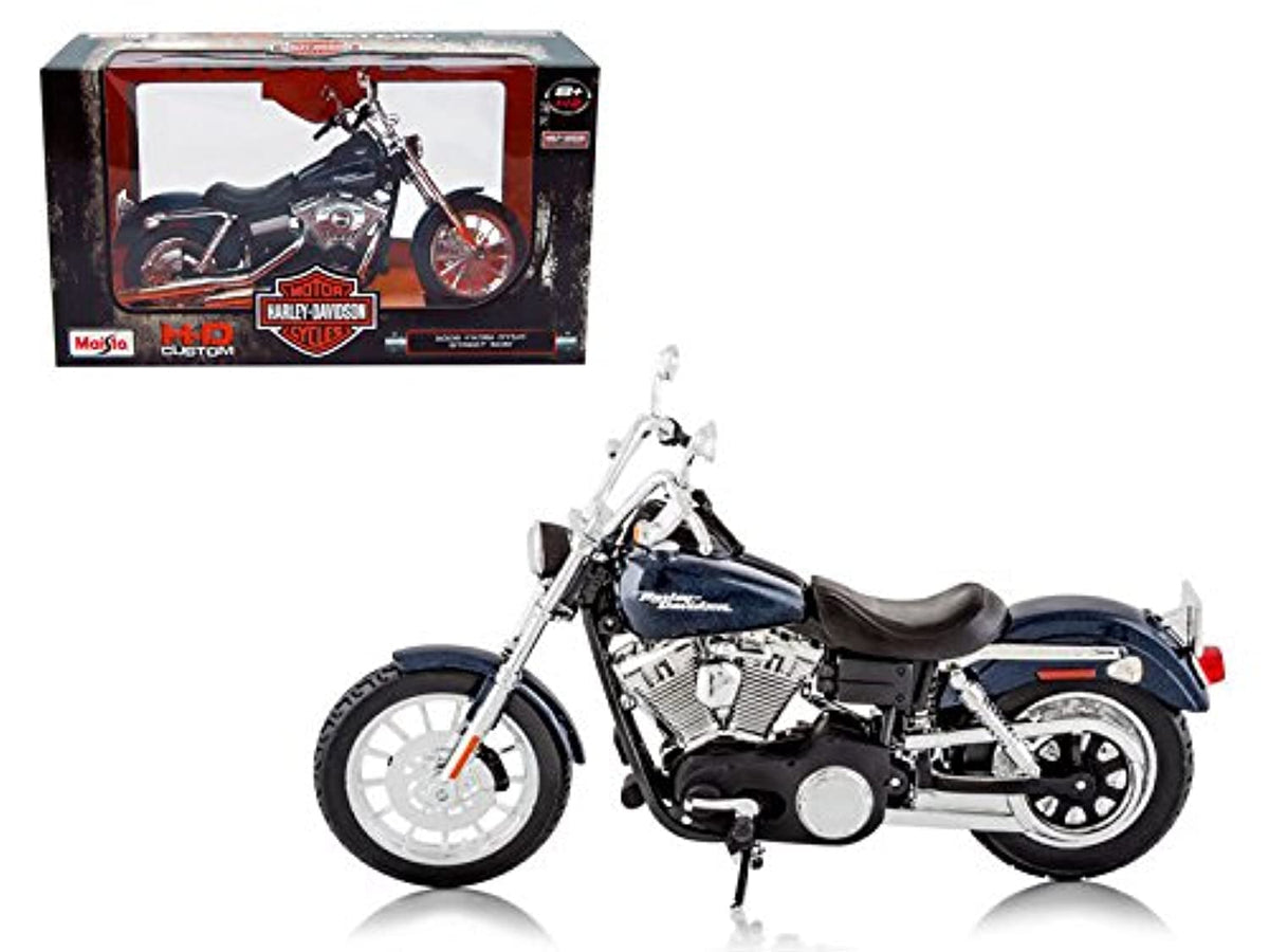Harley-Davidson FXDBI Dyna Street Bob 1/12 detail view shows authentic styling for collection display