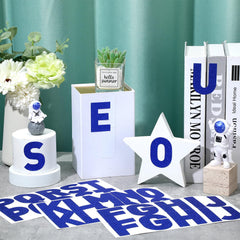 Harloon glitter letters brighten classroom signs and home crafts.