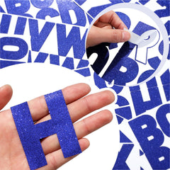Harloon self-adhesive glitter letters easy to apply on posters.