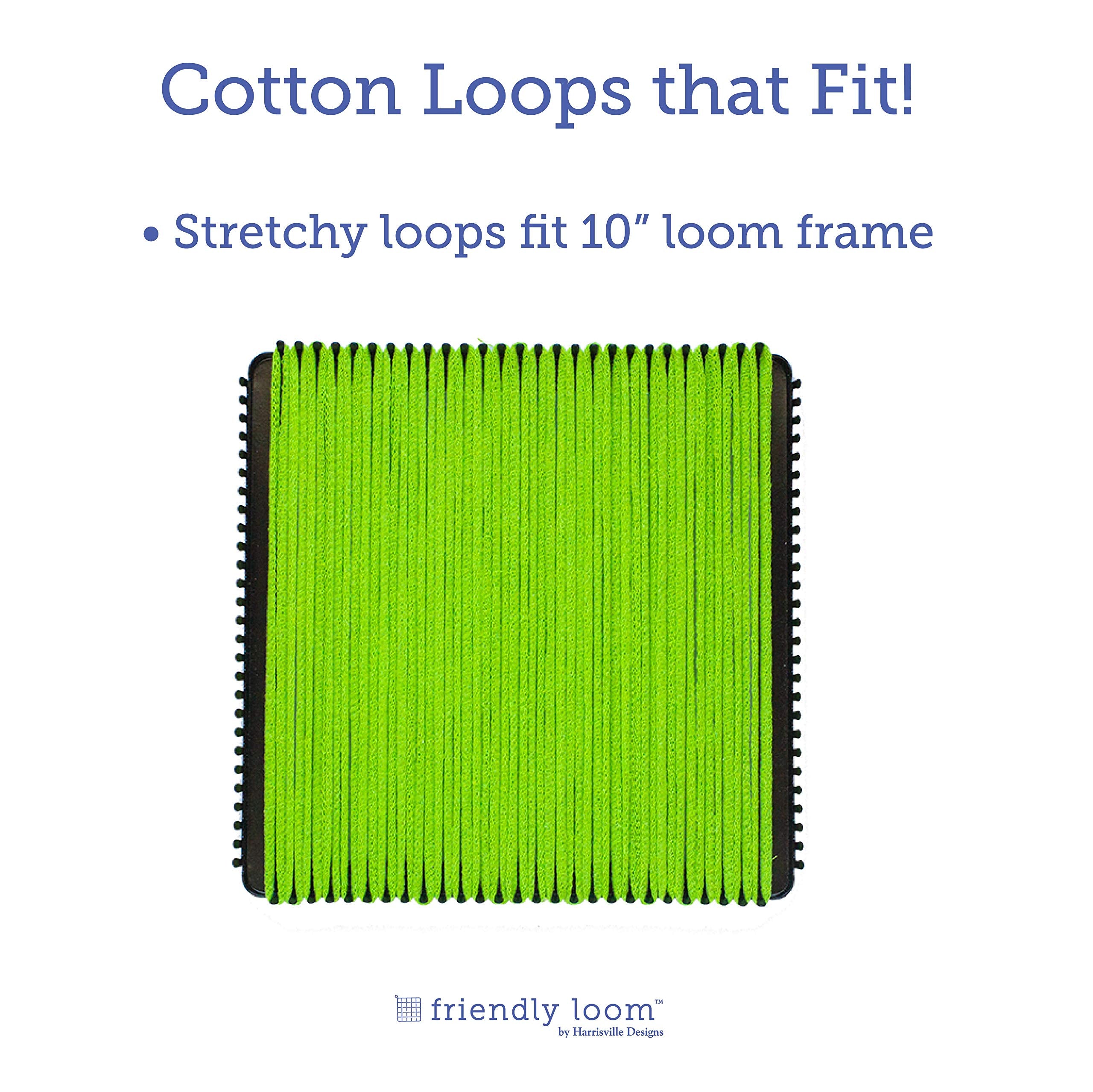 Harrisville Designs potholder pro looms in use for quick weaving projects