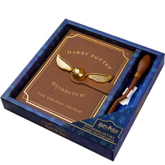 Harry Potter A5 notebook with broomstick pen for kids, ideal for school notes and creative journaling.