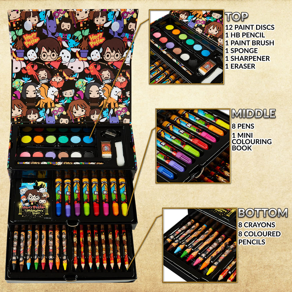 Harry Potter Gifts 20 mini pencils for precise sketching and detail work.