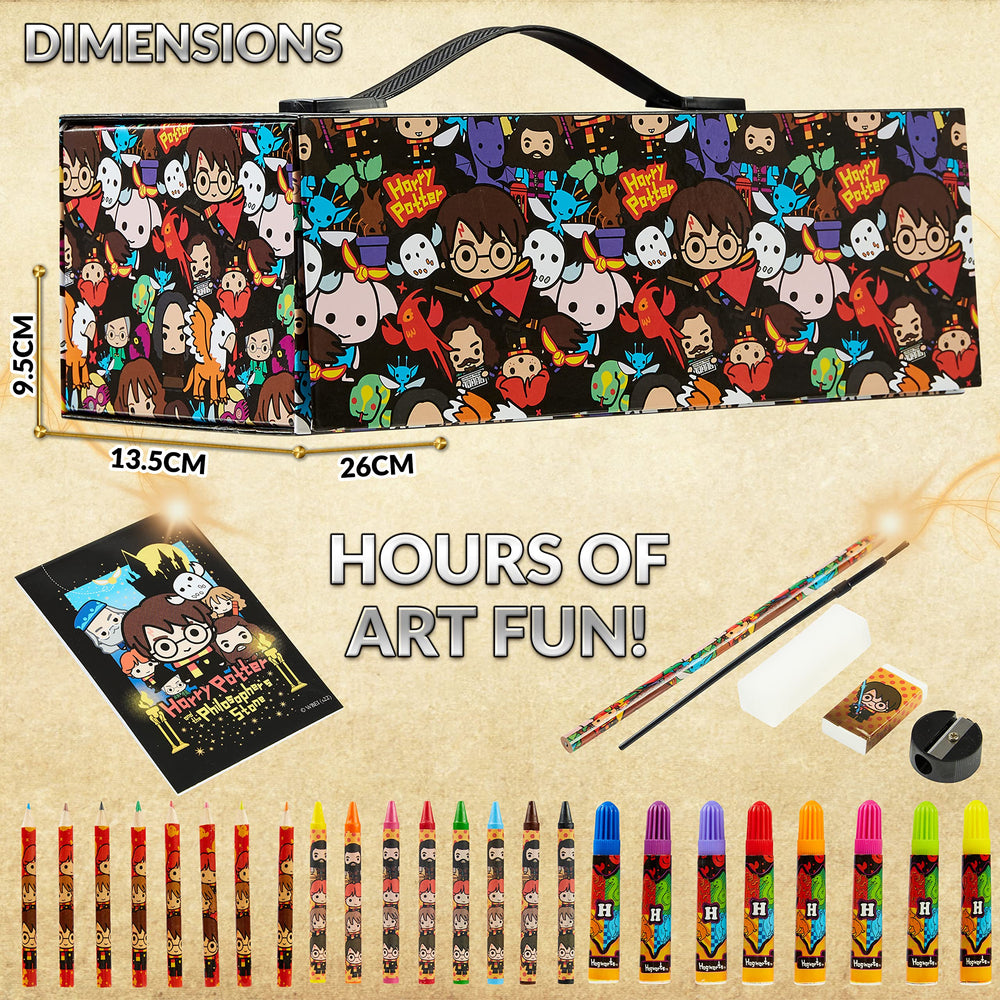 Harry Potter Gifts watercolor paints set for soft washes and colorful effects.