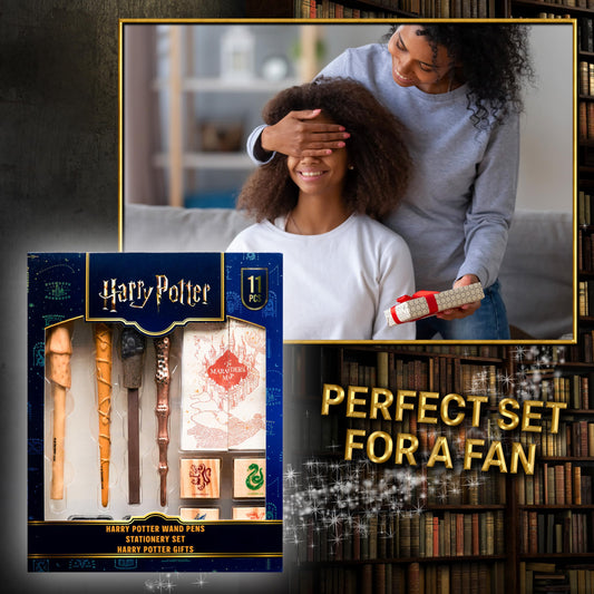 Harry Potter Marauders Map detail enhances notes with magic