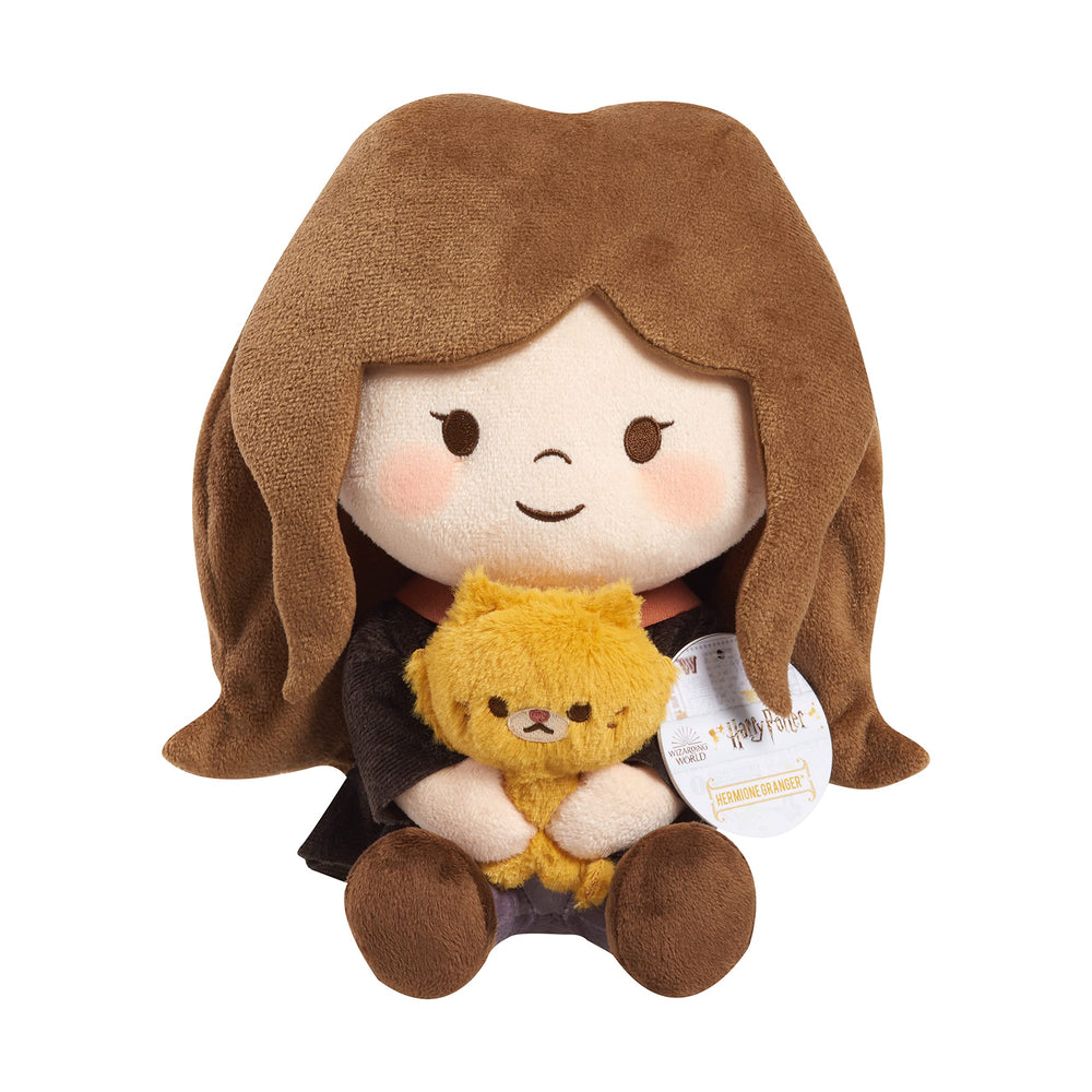 Harry Potter Hermione Crookshanks plush doll in cuddle pose for kid-friendly play