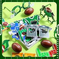 Harrycle goalpost printed glasses props boost team celebration decorations