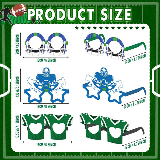 Harrycle helmet and jersey glasses props add authentic game day vibes