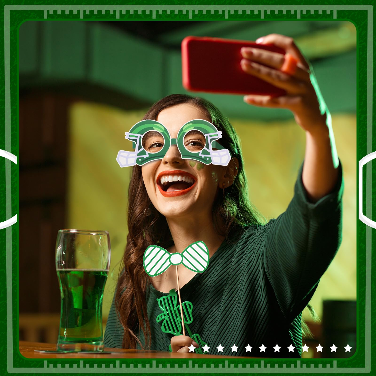 Harrycle lightweight cardboard eyewear for quick party setup and reuse