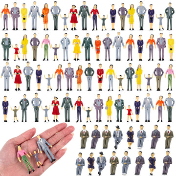 Harrycle mini people sitting figure for detailed dioramas and dollhouses.