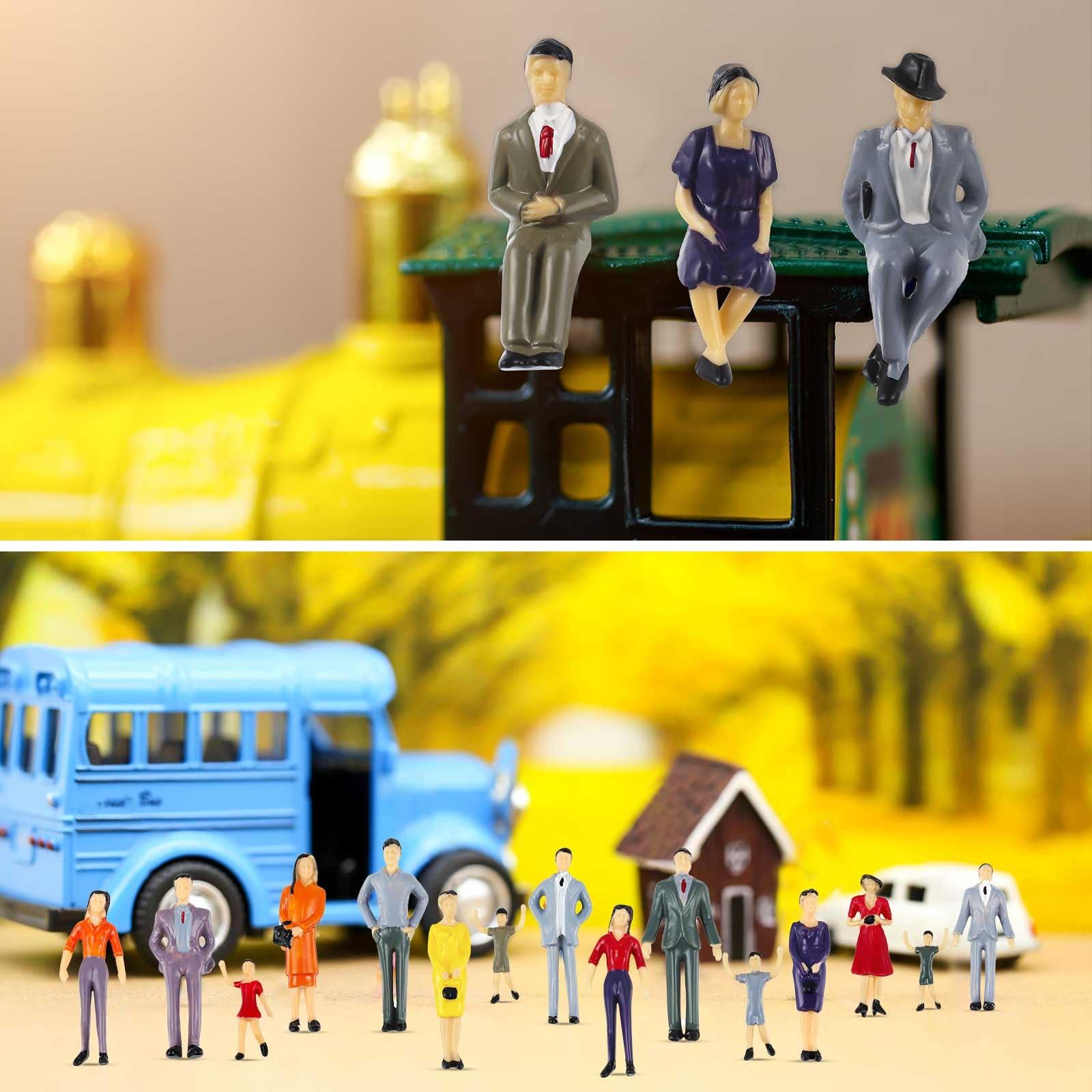 Harrycle miniature people set provides numerous storytelling opportunities.
