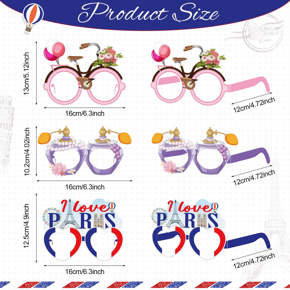 Harrycle Paris glasses beret pattern ideal for themed selfies and social sharing.