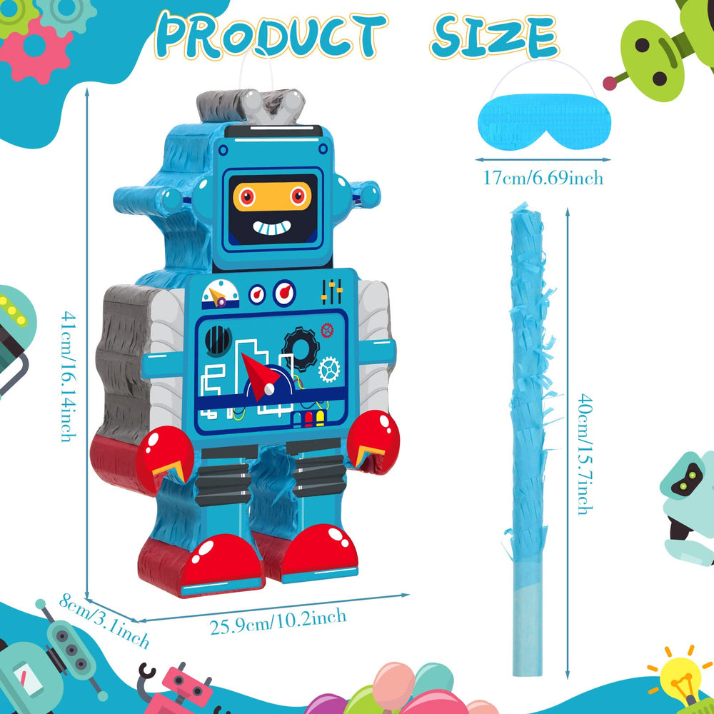 Harrycle red and blue piñata stick for exciting birthday party hits.