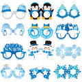 Harrycle winter snowflake eyeglasses for festive photos and party fun.