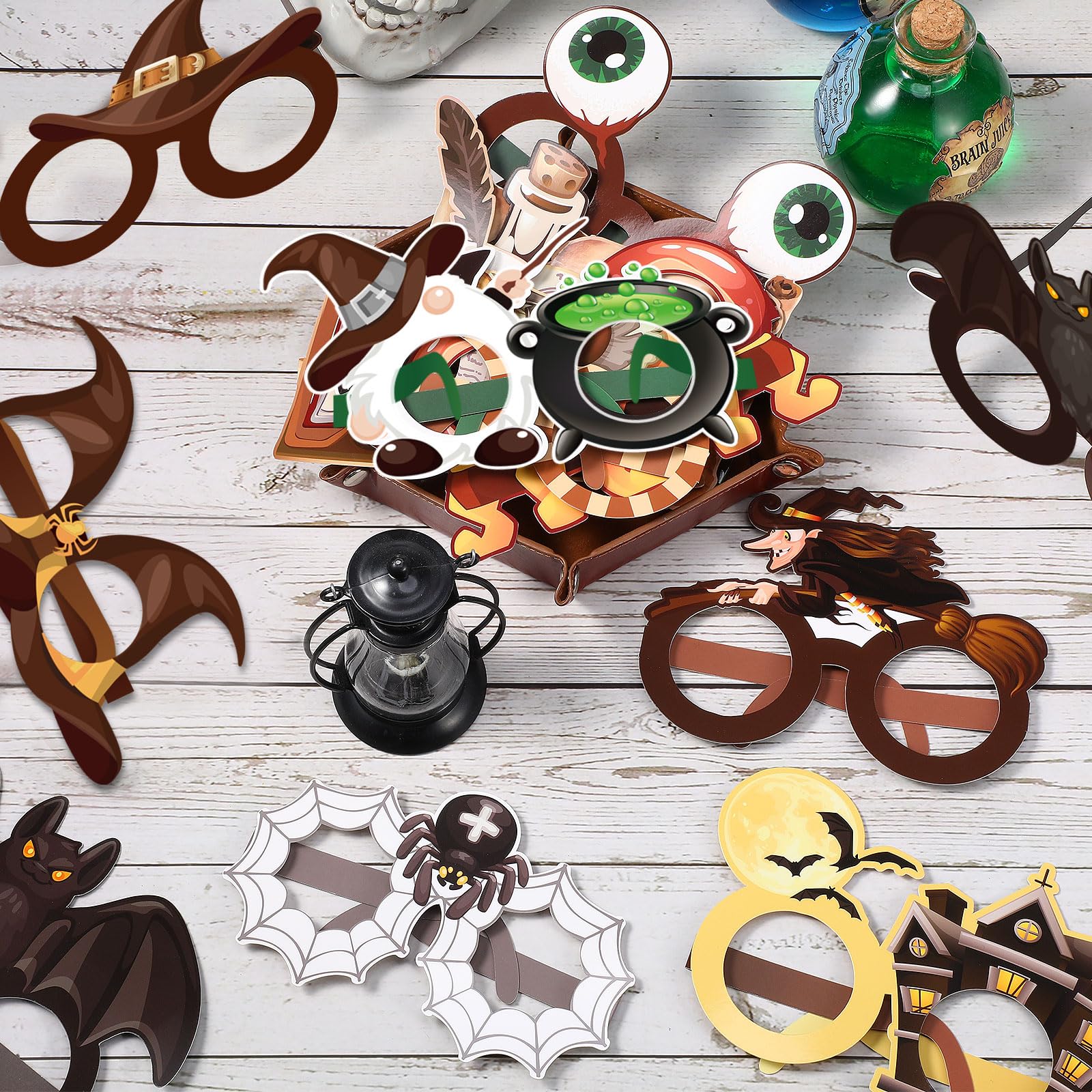 Harrycle durable paper wizard glasses for quick costume accents