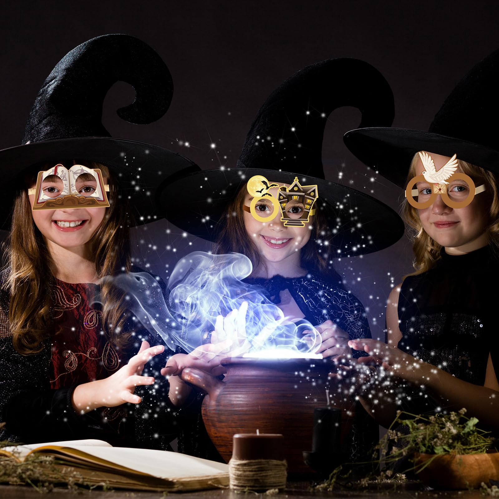 Harrycle colorful spell-themed glasses add excitement to events