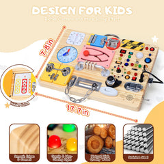HarVow Busy Board gift-ready packaging makes a thoughtful developmental gift for toddlers.