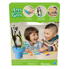 Hasbro Ants in the Pants panda with suspenders close-up inviting shared fun.