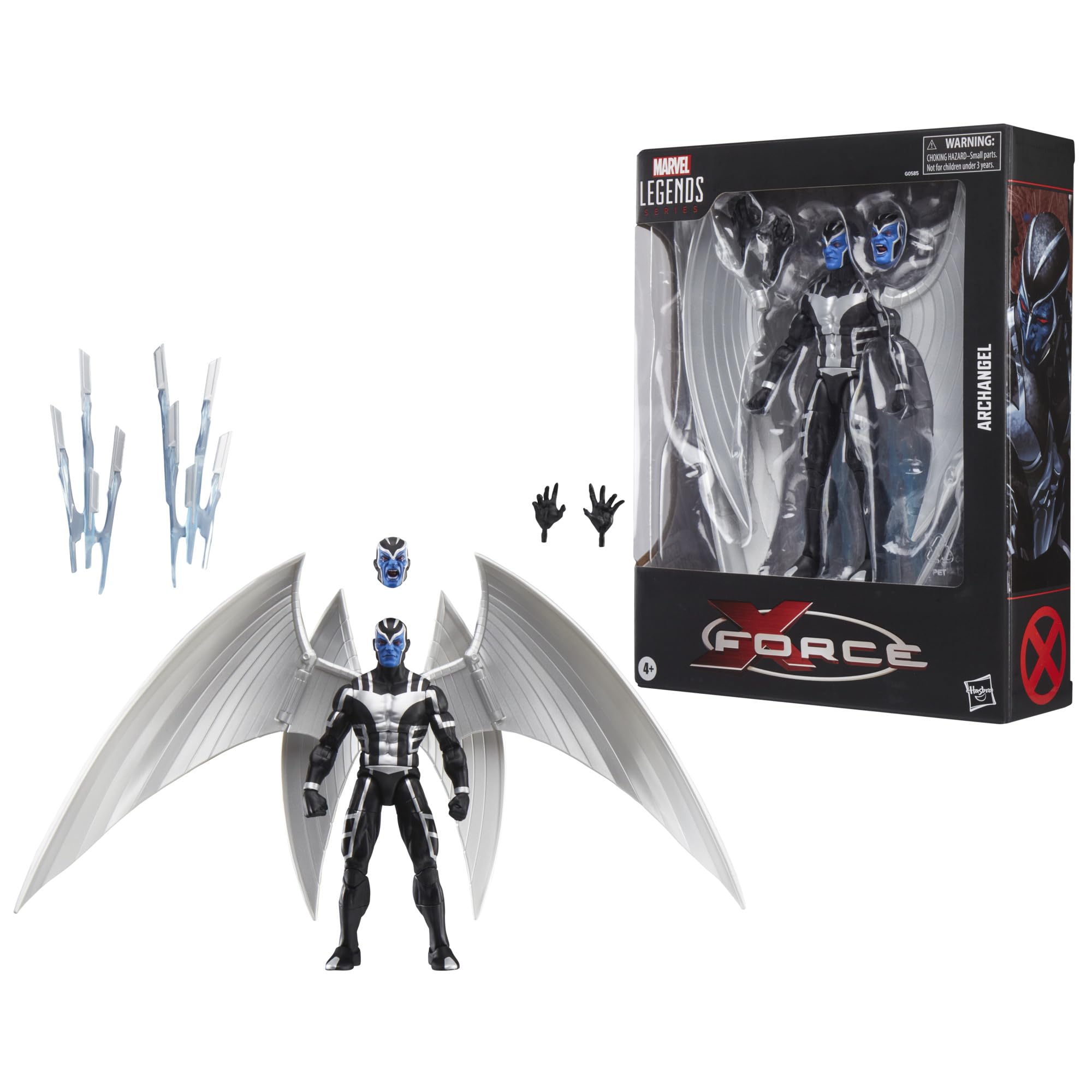Hasbro Archangel figure in comic-inspired pose for display and collection.