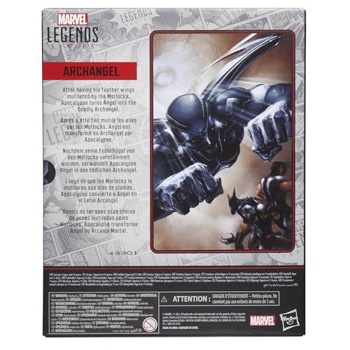 Hasbro Archangel wings with attachable blades for dynamic poses.