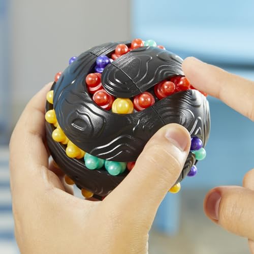 Hasbro Atomix sphere fidget toy with sliding beads