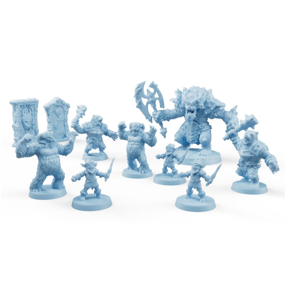 Yetis miniatures inspire cold-blooded hunts and dramatic ambushes.