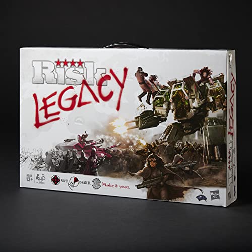 Hasbro Avalon Hill Risk Legacy immersive narrative art illustrating evolving story.
