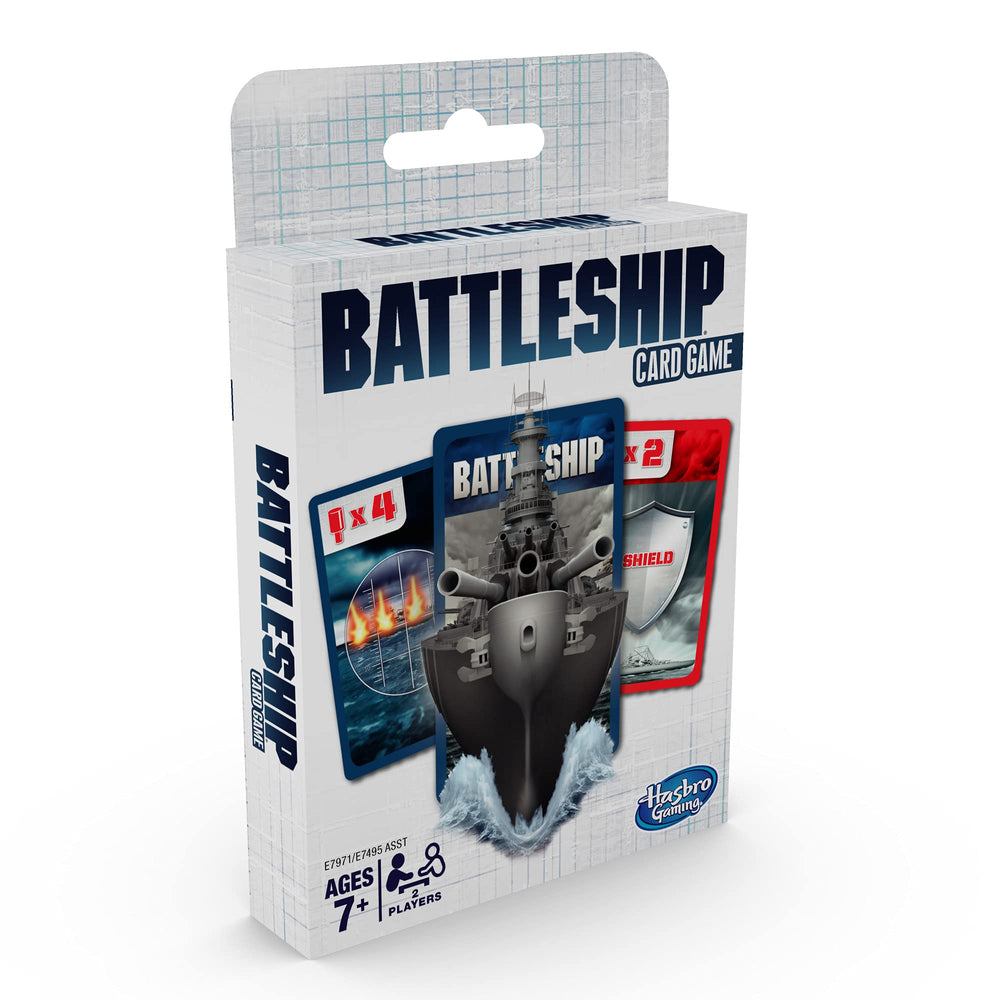 Hasbro Battleship Card Game power cards add suspense to turns.
