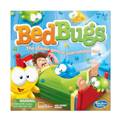 Hasbro Bed Bugs bugs hopping on bed to catch with tongs.