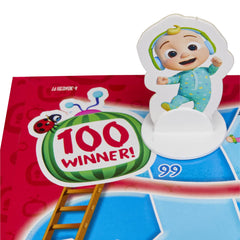 Hasbro Gaming Chutes and Ladders CoComelon Edition ideal for indoor family game nights.
