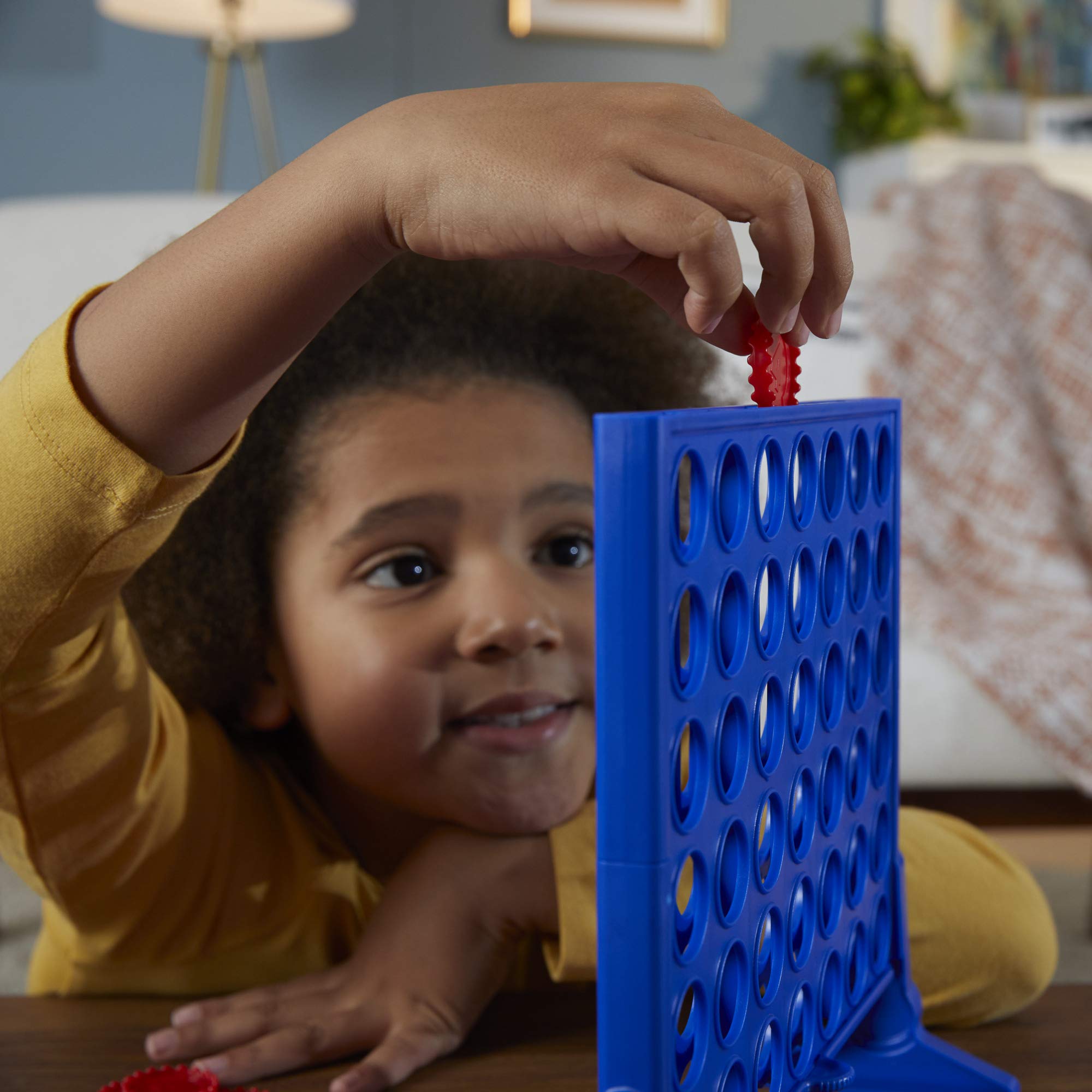 Hasbro Connect 4 family game night setup for shared fun