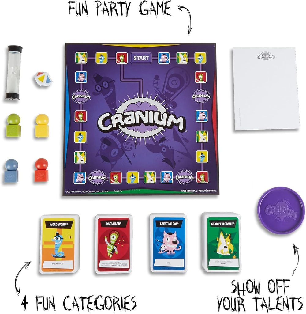 Hasbro Cranium Game Cranium Clay for hands-on team challenges