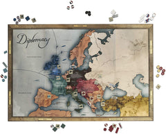 Diplomacy armies and fleets pieces from Hasbro Gaming enable precise territorial control decisions.